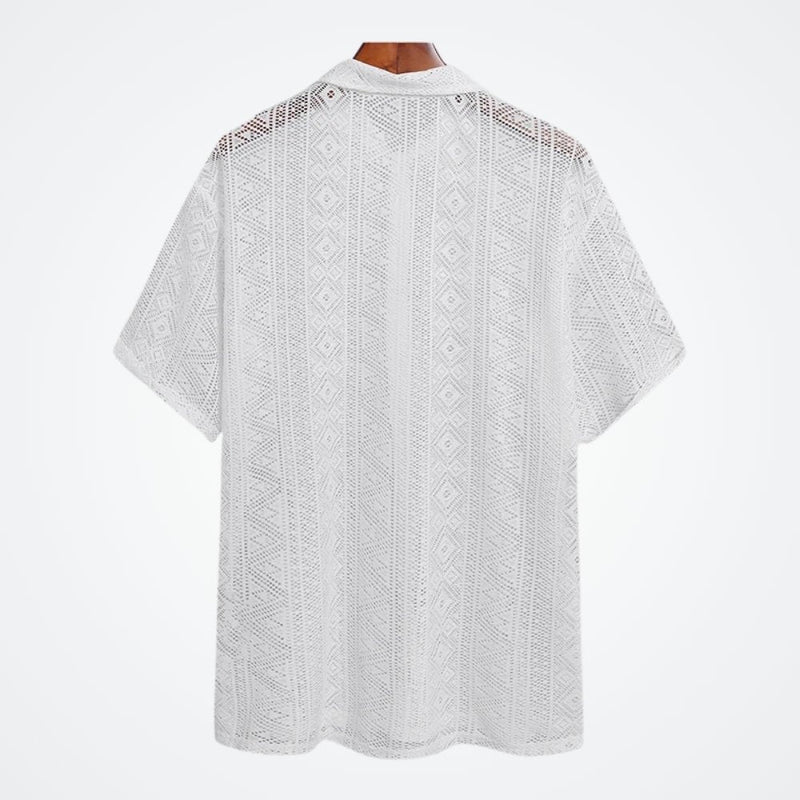 Chemise Homme à Manches Courtes Tricot